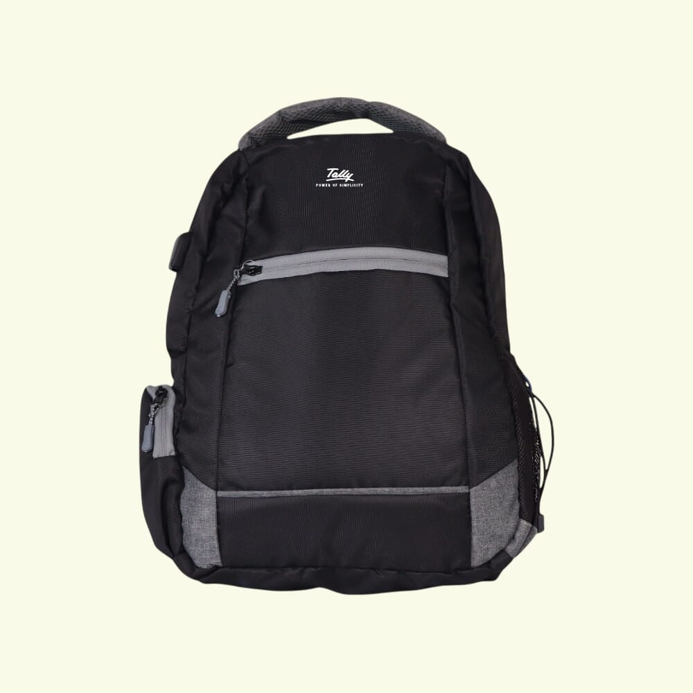 Greys&Blues Jadia Laptop Bag-Blue with Black- 22L